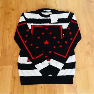 GIVENCHY STAR INTARSIA NWT